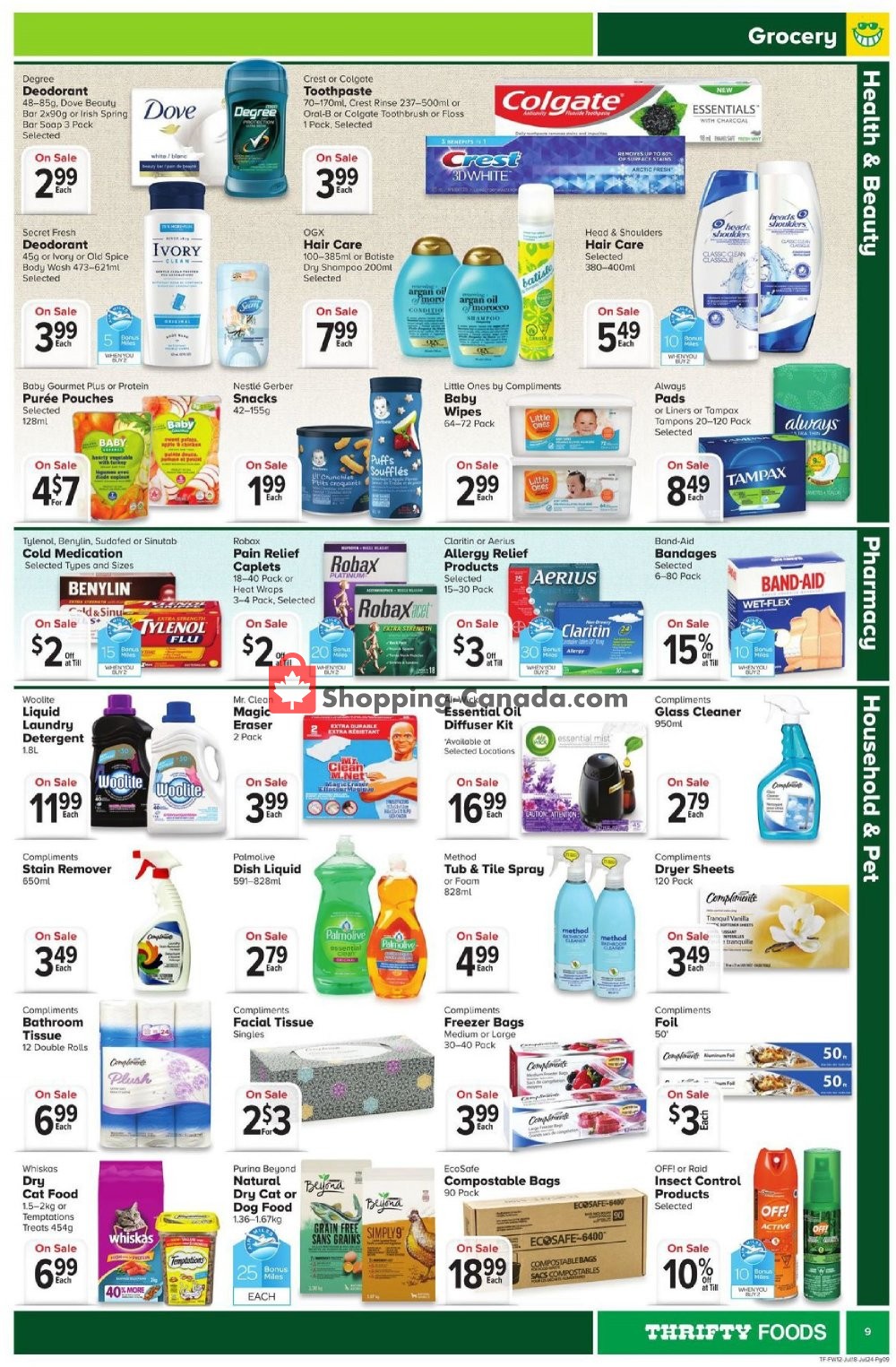 Thrifty Foods flyer from Thursday July 18, 2019 to Wednesday July 24, 2019 - page 9