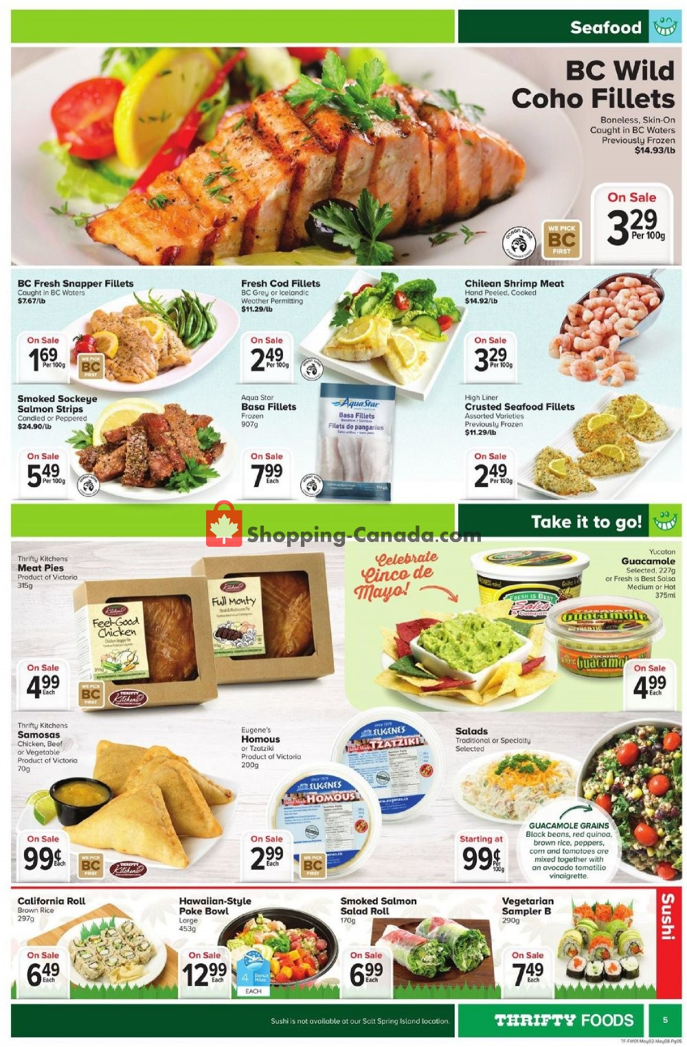 Thrifty Foods flyer from Thursday May 2, 2019 to Wednesday May 8, 2019 - page 5
