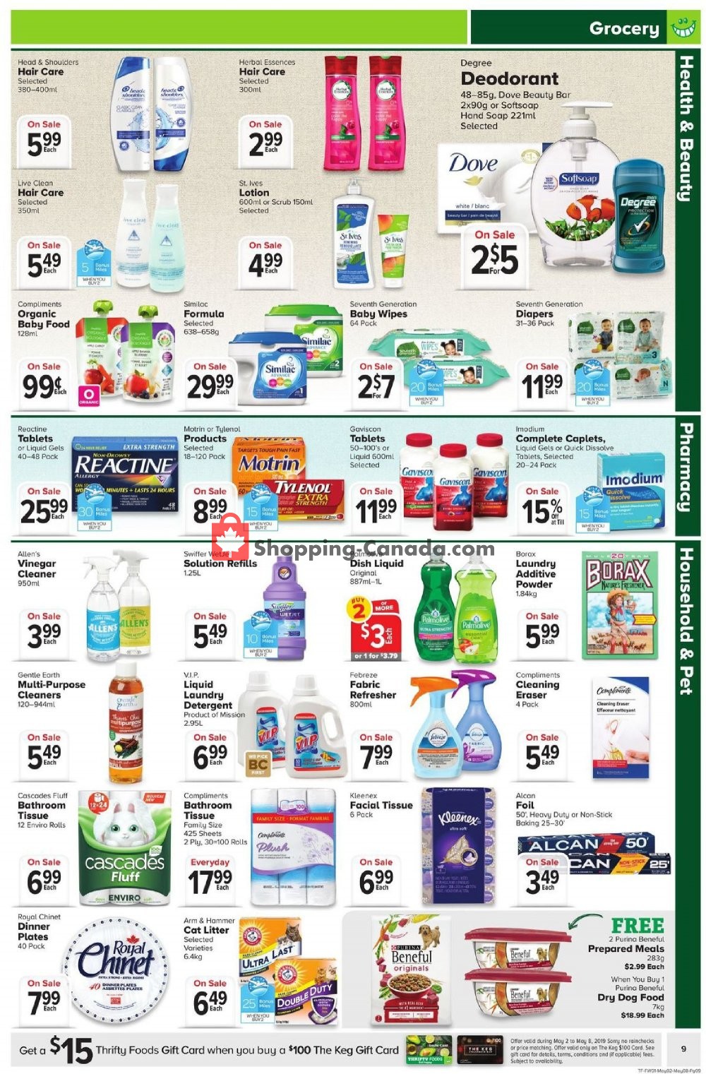 Thrifty Foods flyer from Thursday May 2, 2019 to Wednesday May 8, 2019 - page 9