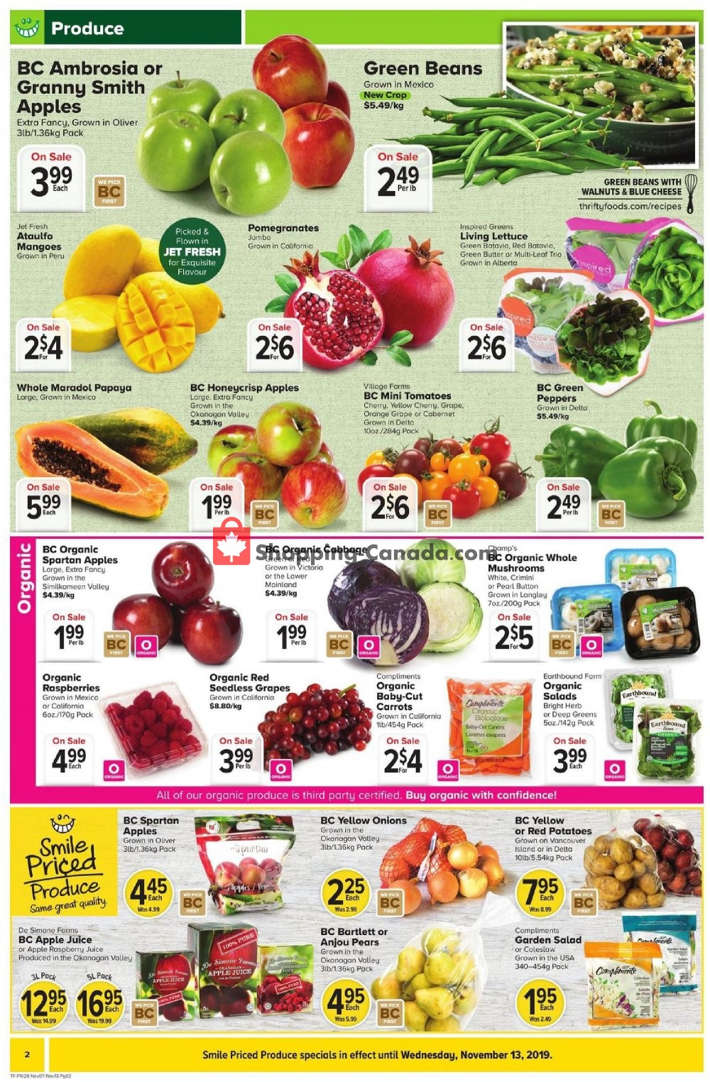 Thrifty Foods flyer from Thursday November 7, 2019 to Wednesday November 13, 2019 - page 2