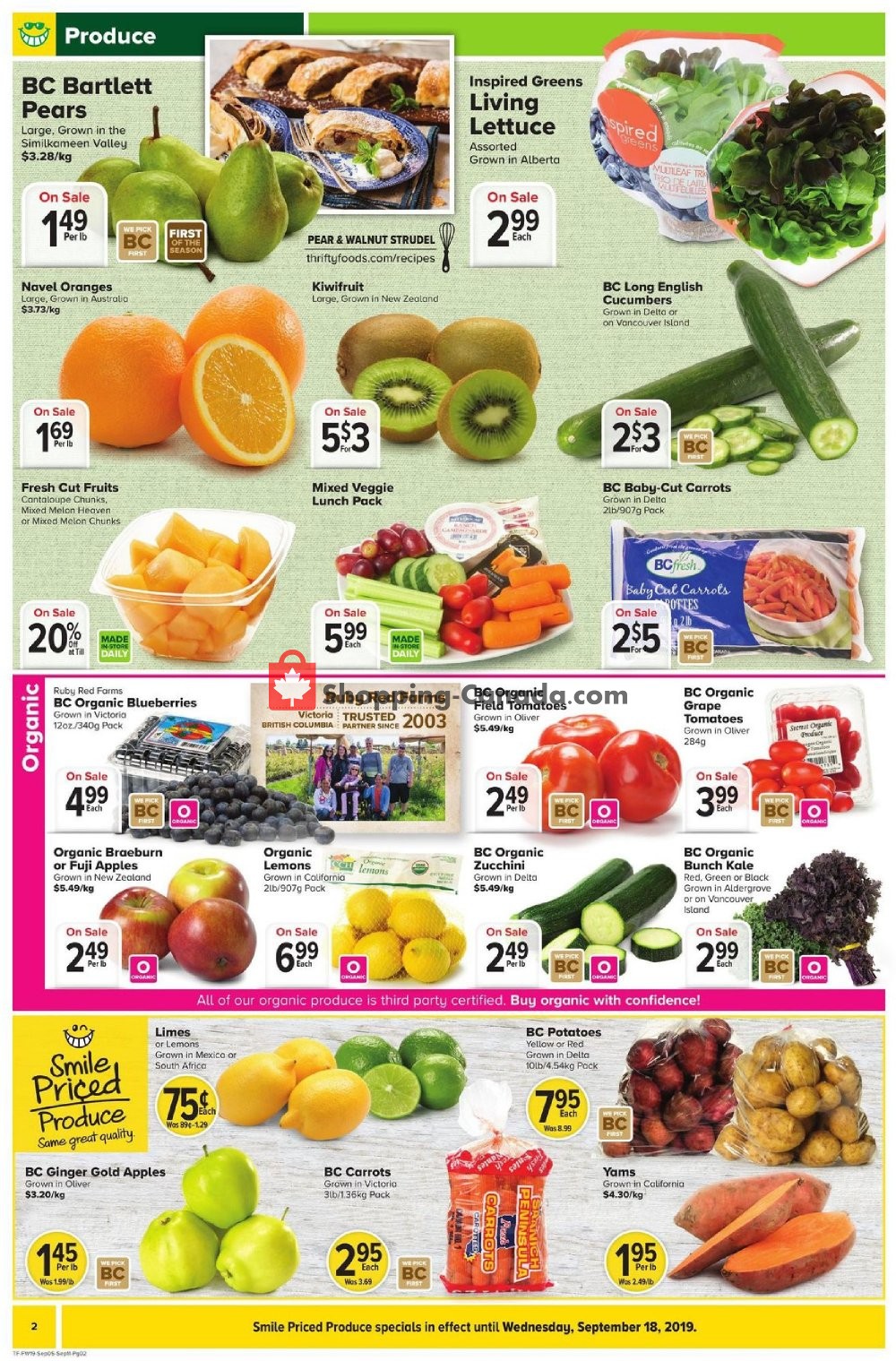Thrifty Foods flyer from Thursday September 5, 2019 to Wednesday September 11, 2019 - page 2