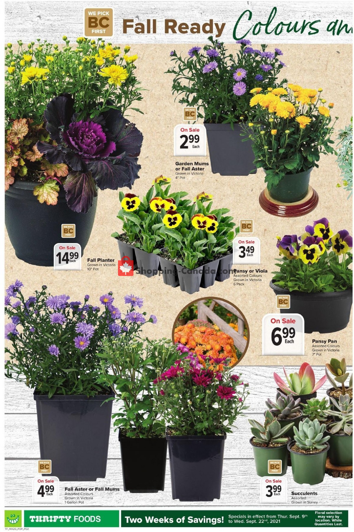 Thrifty Foods flyer from Thursday September 9, 2021 to Wednesday September 15, 2021 - page 15