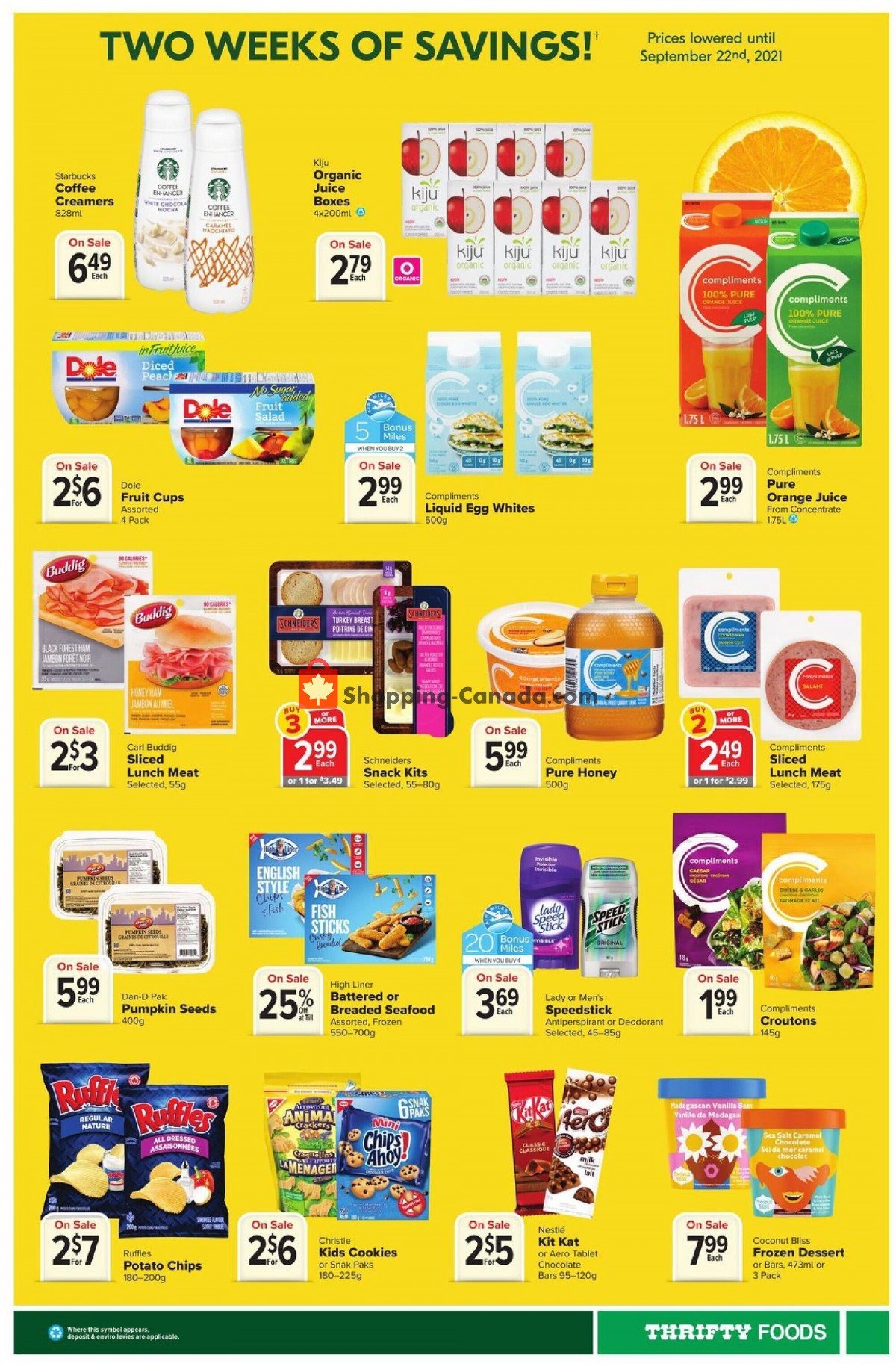Thrifty Foods flyer from Thursday September 9, 2021 to Wednesday September 15, 2021 - page 18