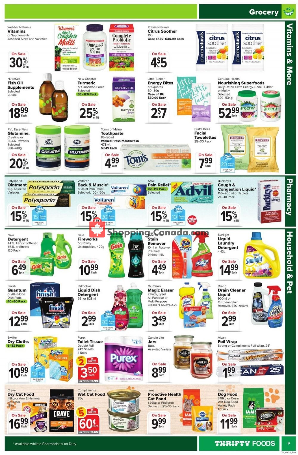 Thrifty Foods flyer from Thursday October 15, 2020 to Wednesday October 21, 2020 - page 9