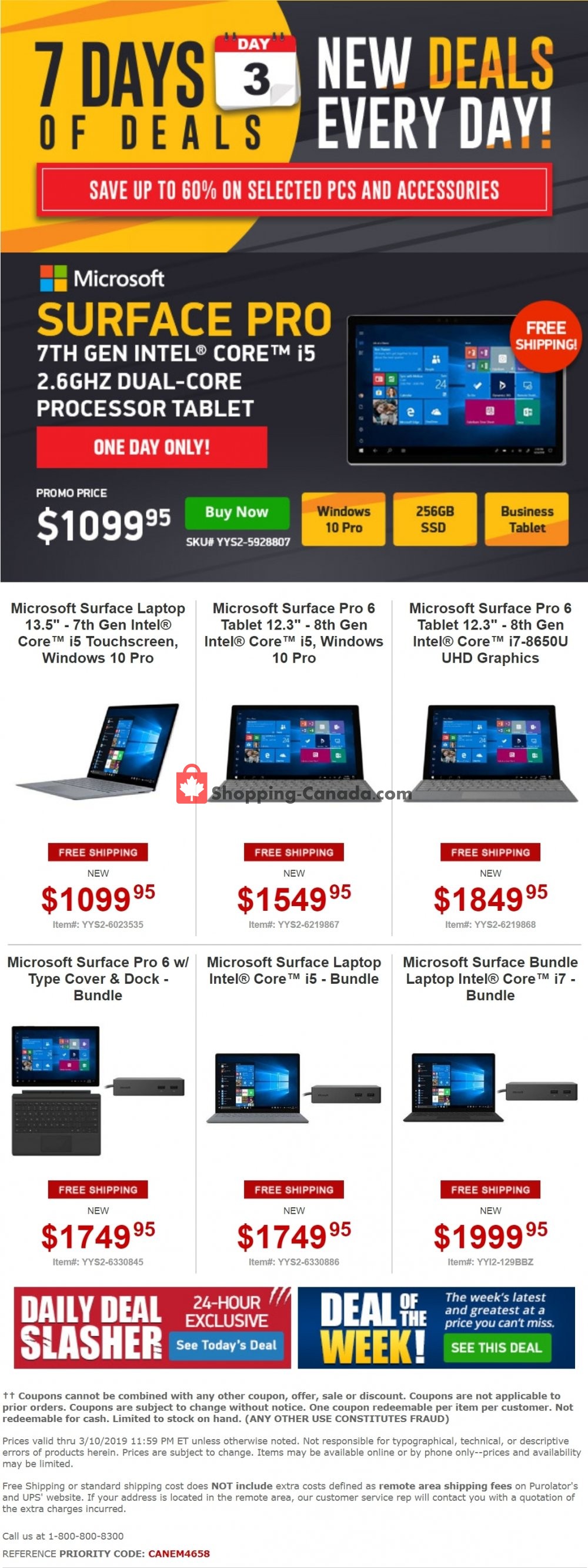 Tiger Direct flyer from Sunday March 10, 2019 to Sunday March 10, 2019 - page 1