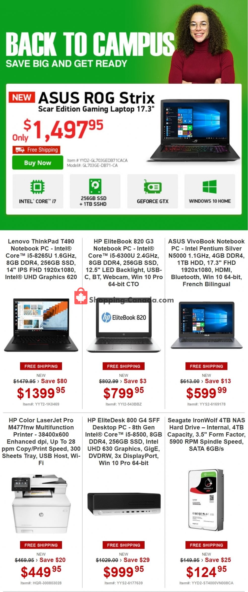 Tiger Direct flyer from Sunday August 11, 2019 to Wednesday August 14, 2019 - page 1