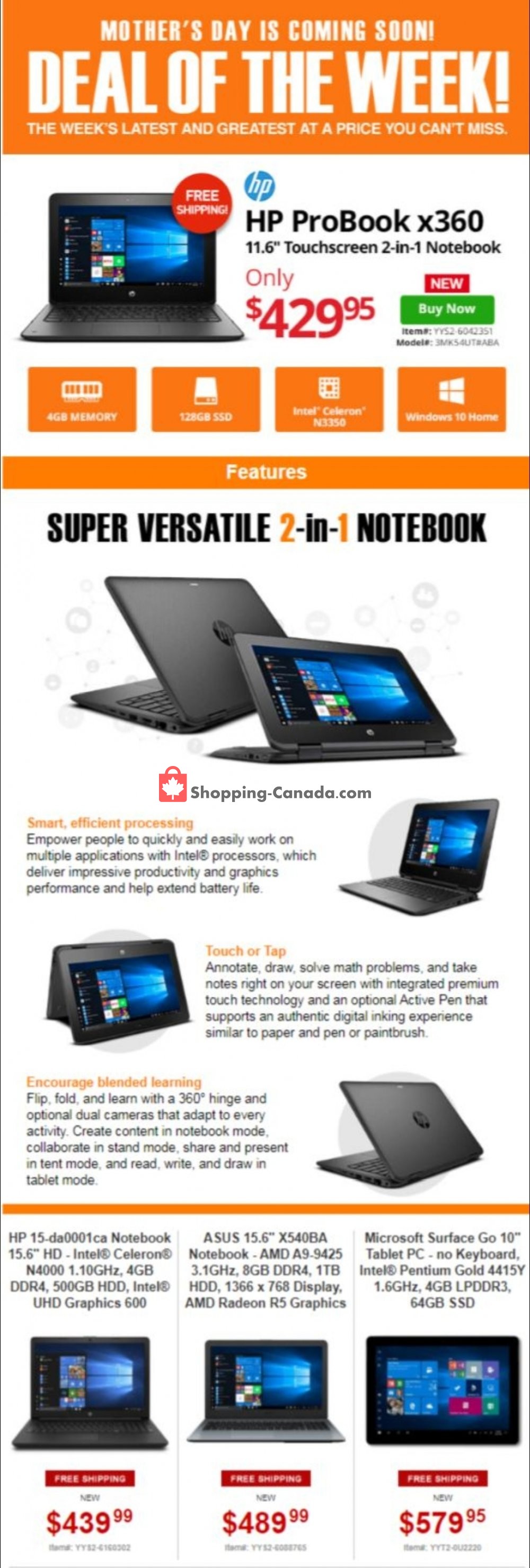 Tiger Direct flyer from Monday May 6, 2019 to Sunday May 12, 2019 - page 1