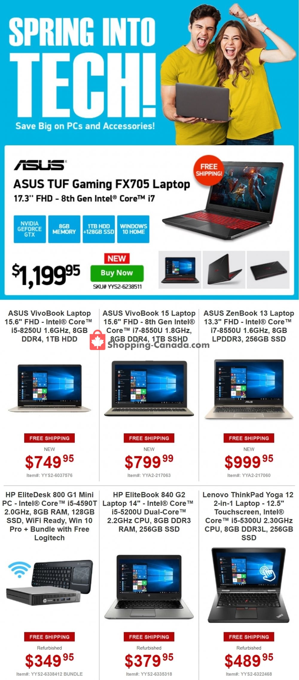 Tiger Direct flyer from Friday May 10, 2019 to Sunday May 12, 2019 - page 1