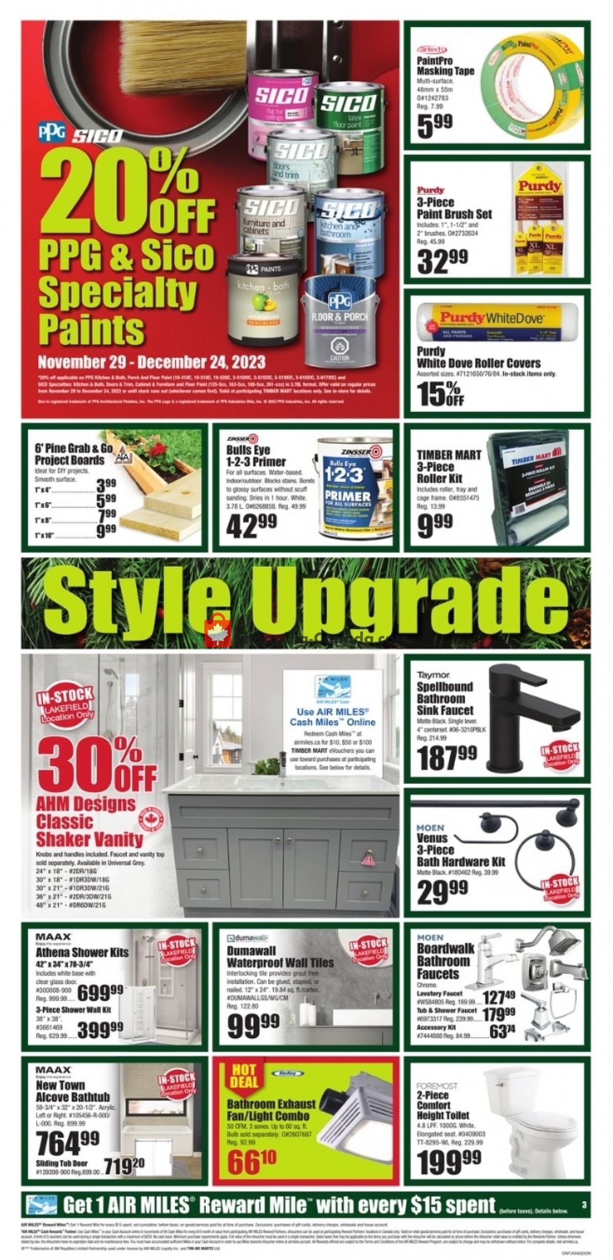 Timber Mart flyer from Wednesday November 29, 2023 to Sunday December 24, 2023 - page 3