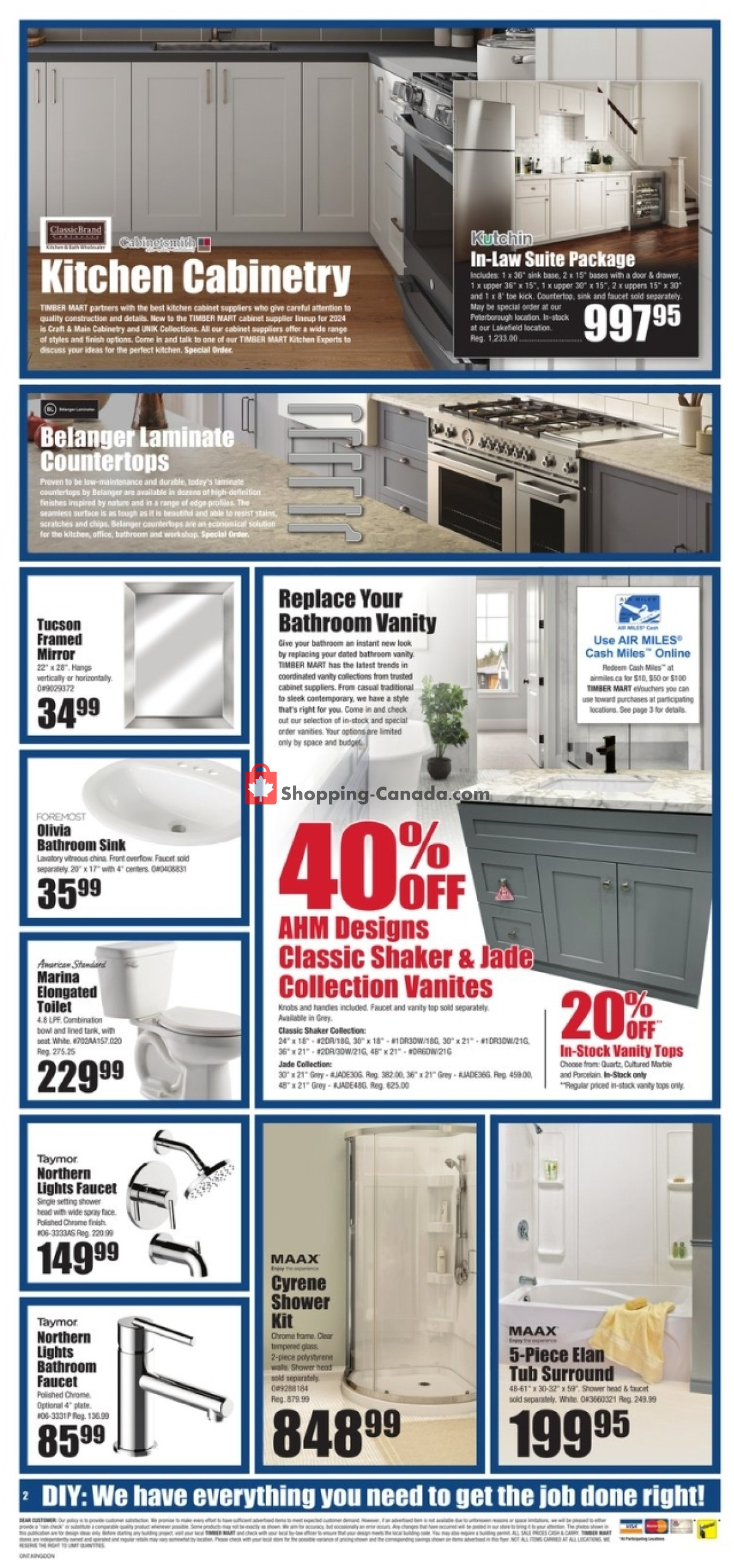 Timber Mart flyer from Wednesday February 7, 2024 to Saturday February 24, 2024 - page 2