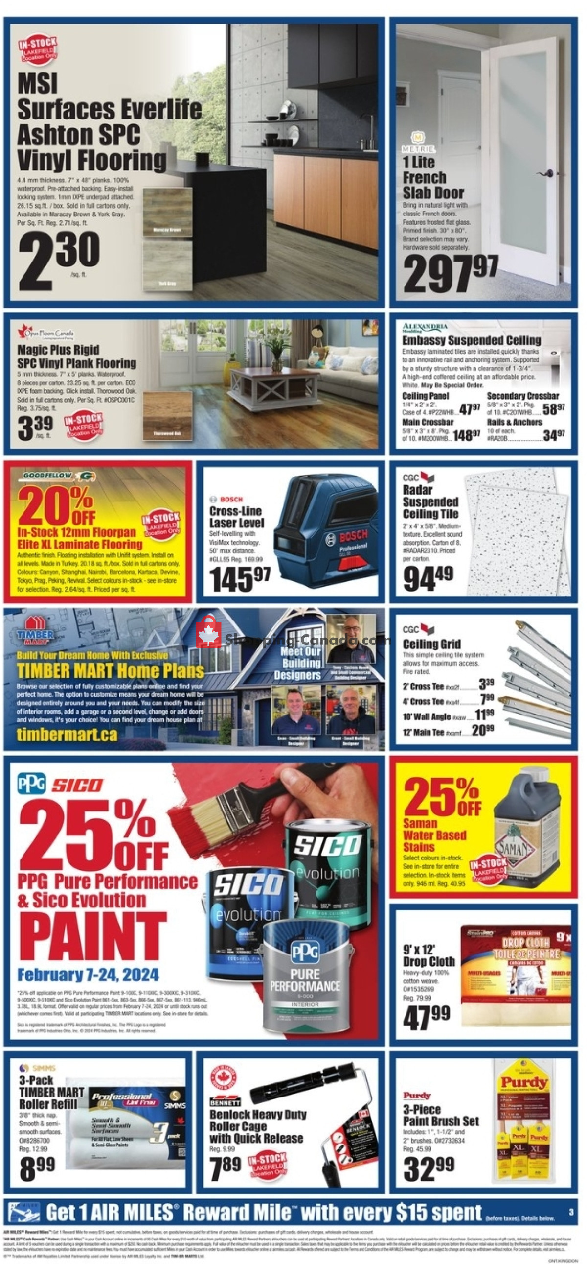Timber Mart flyer from Wednesday February 7, 2024 to Saturday February 24, 2024 - page 3