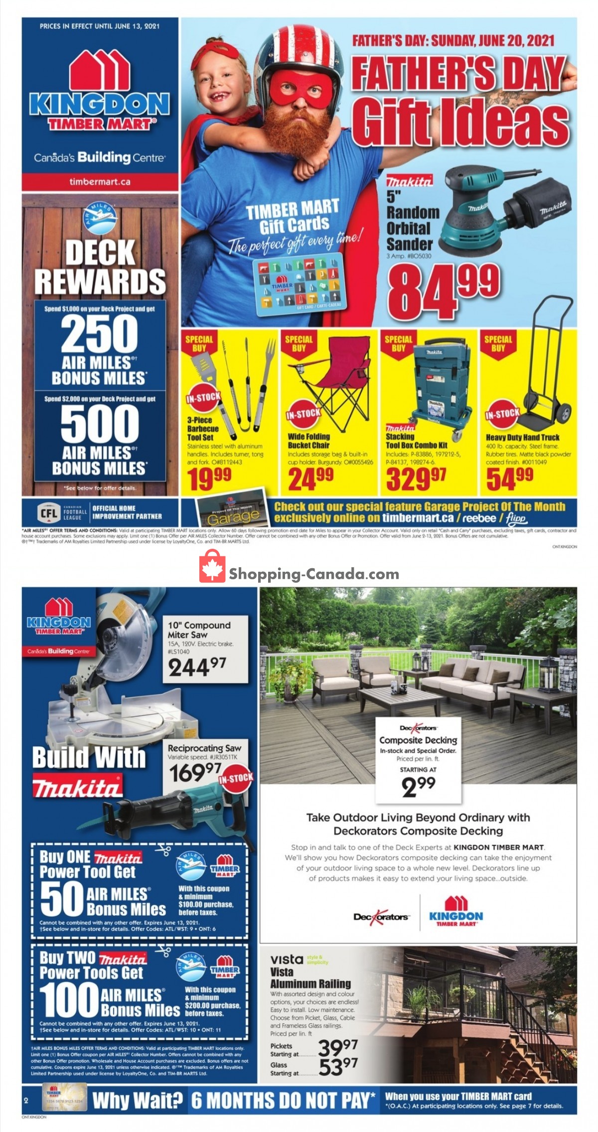 Timber Mart flyer from Wednesday June 2, 2021 to Sunday June 13, 2021 - page 1
