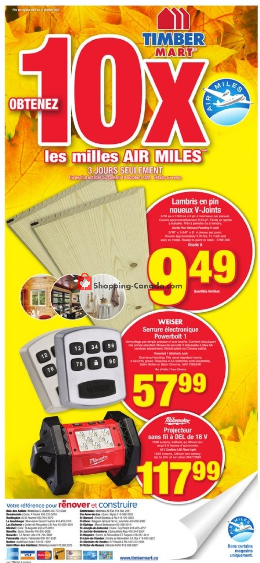 Timber Mart flyer from Thursday October 8, 2020 to Wednesday October 14, 2020 - page 2