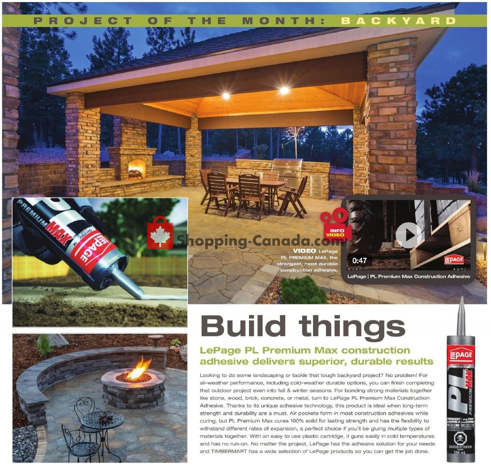 Timber Mart flyer from Wednesday July 8, 2020 to Sunday July 19, 2020 - page 16