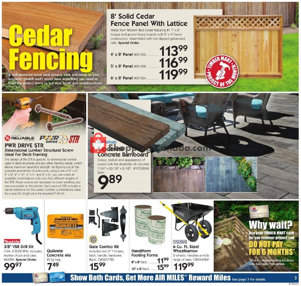 Timber Mart flyer from Wednesday July 8, 2020 to Sunday July 19, 2020 - page 3