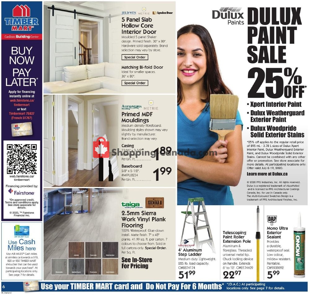 Timber Mart flyer from Wednesday July 8, 2020 to Sunday July 19, 2020 - page 6