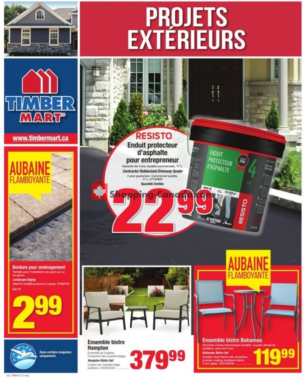 Timber Mart flyer from Thursday May 21, 2020 to Wednesday May 27, 2020 - page 1