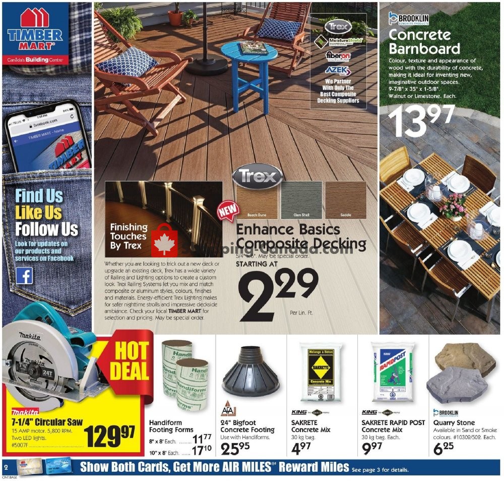 Timber Mart flyer from Wednesday May 8, 2019 to Tuesday May 14, 2019 - page 2