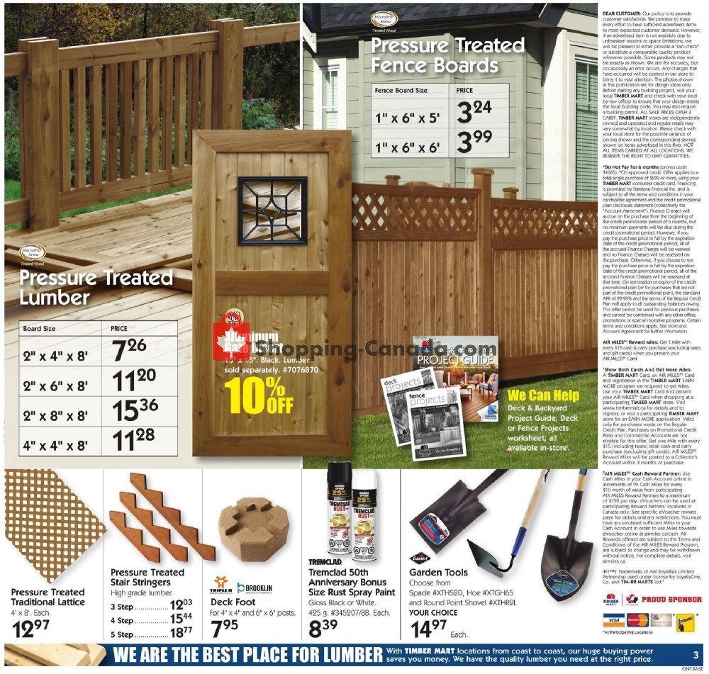 Timber Mart flyer from Wednesday May 8, 2019 to Tuesday May 14, 2019 - page 3