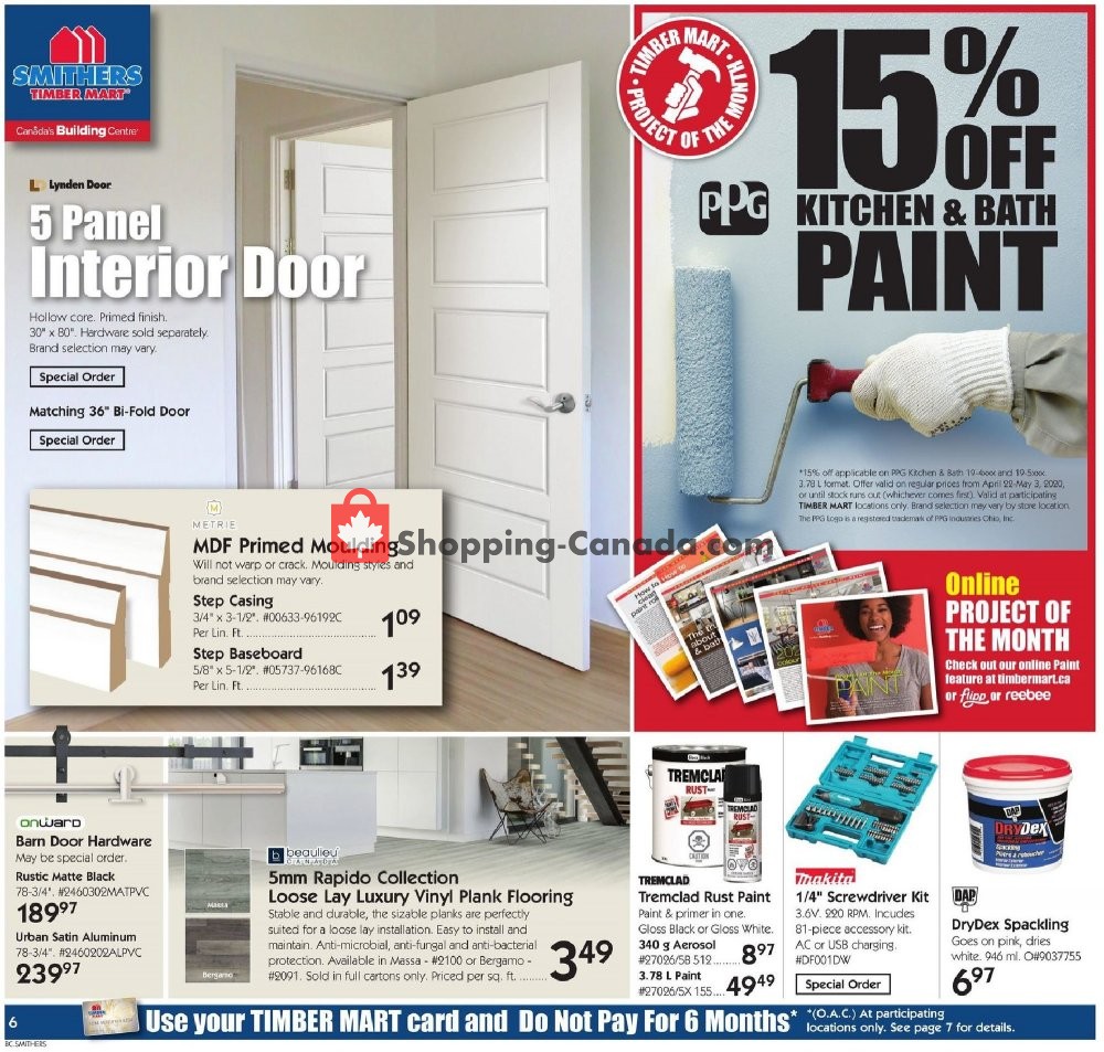 Timber Mart flyer from Wednesday April 22, 2020 to Sunday May 3, 2020 - page 7