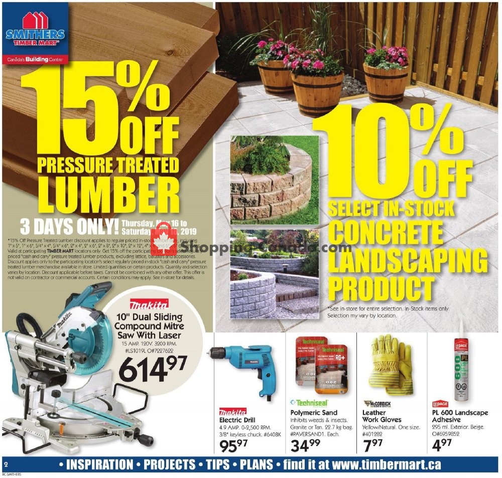 Timber Mart flyer from Wednesday May 15, 2019 to Sunday May 26, 2019 - page 2