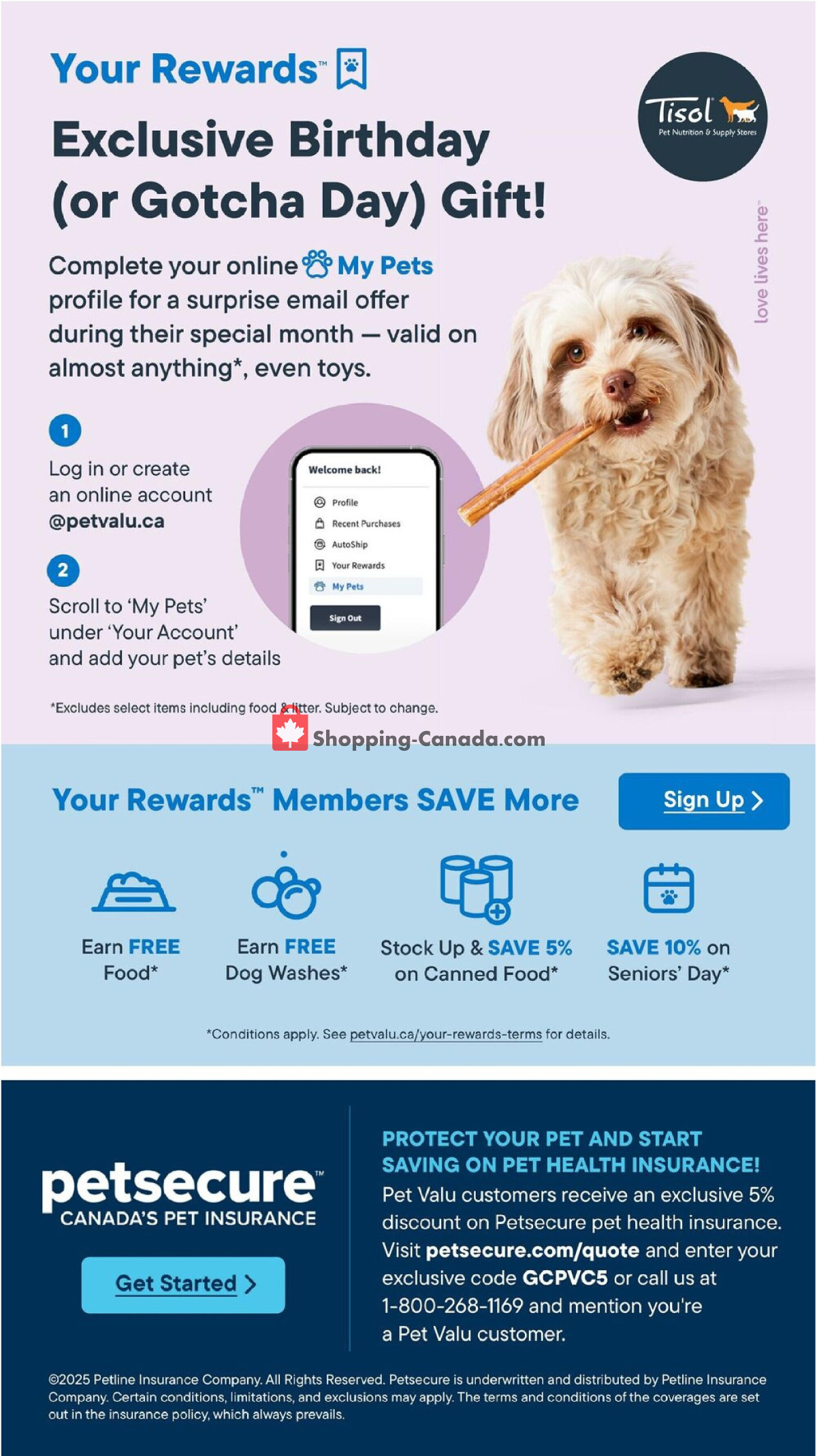 Tisol Pet Nutrition And Supply Stores flyer from Wednesday April 1, 2026 to Sunday May 31, 2026 - page 19