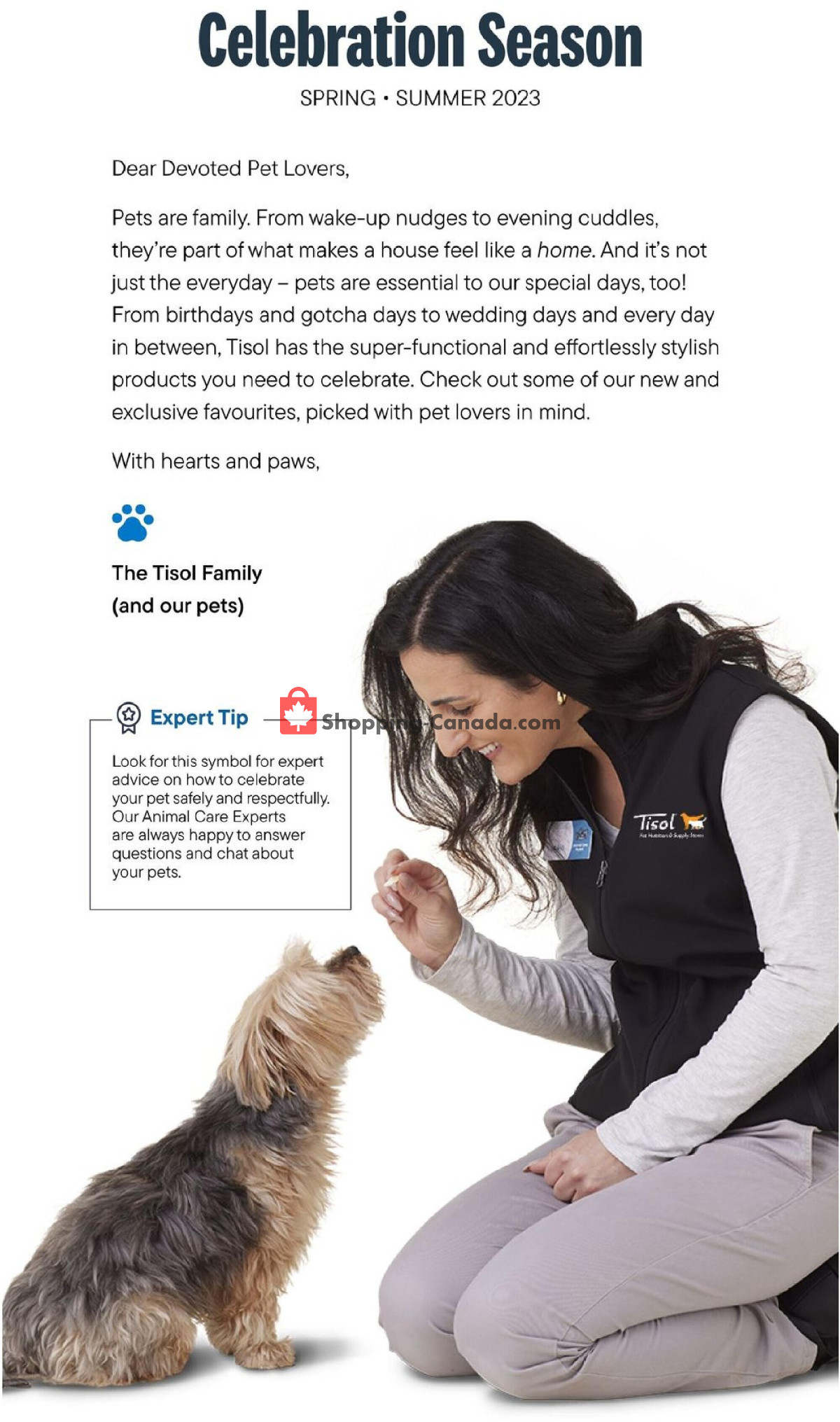 Tisol Pet Nutrition And Supply Stores flyer from Monday April 22, 2024 to Friday August 30, 2024 - page 2
