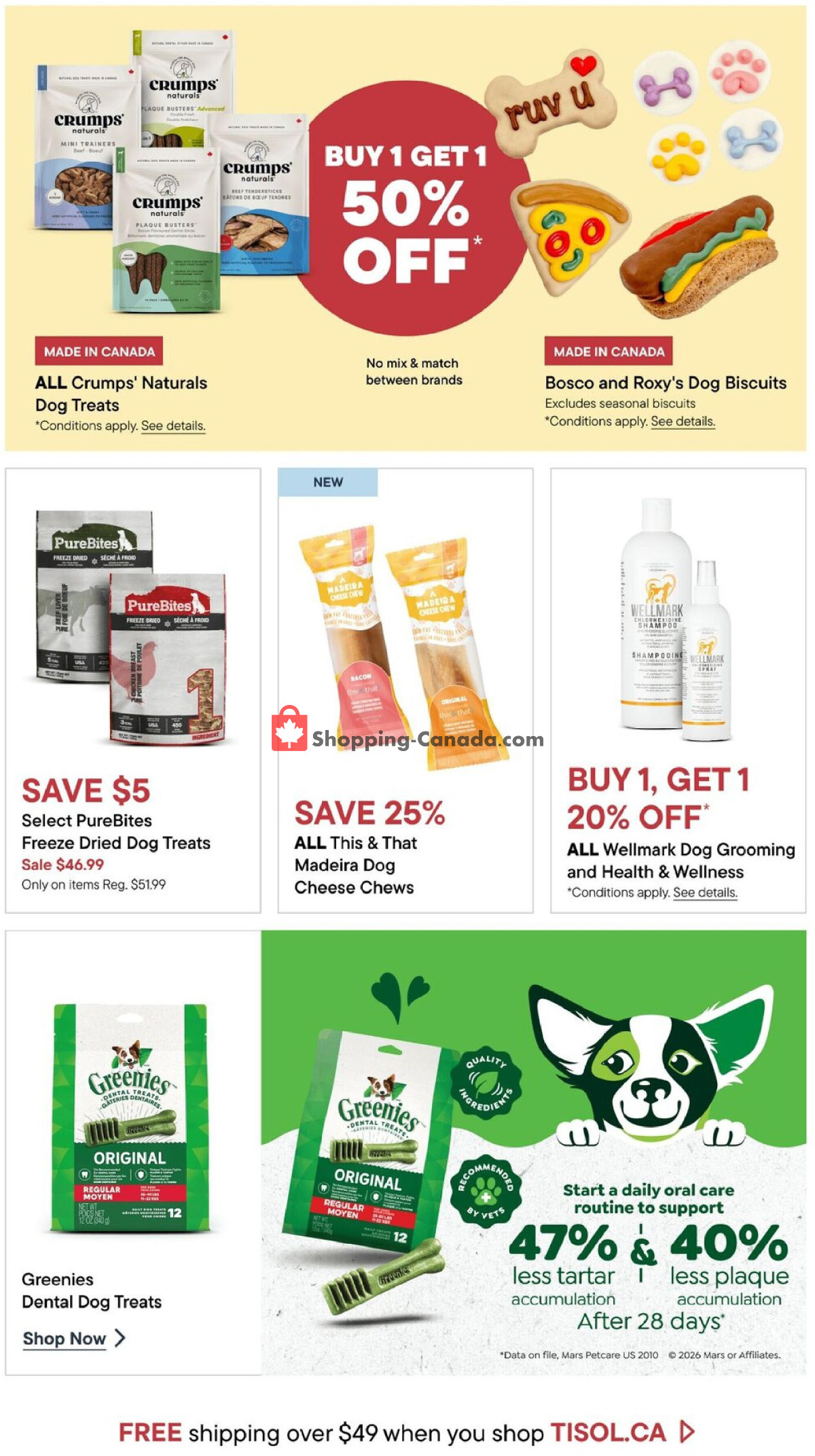 Tisol Pet Nutrition And Supply Stores flyer from Thursday August 6, 2026 to Wednesday August 19, 2026 - page 5