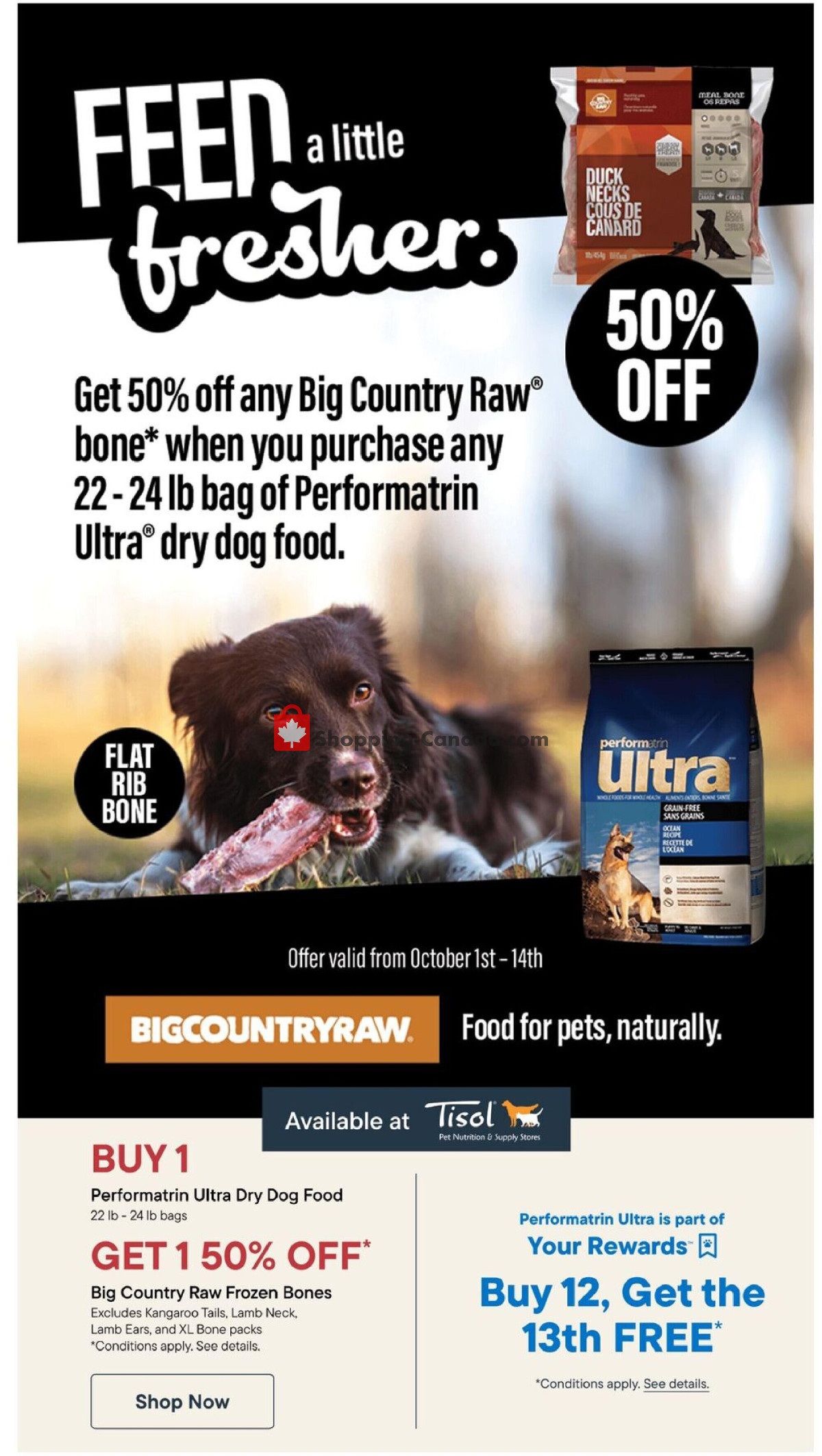 Tisol Pet Nutrition And Supply Stores flyer from Thursday October 1, 2026 to Wednesday October 14, 2026 - page 10