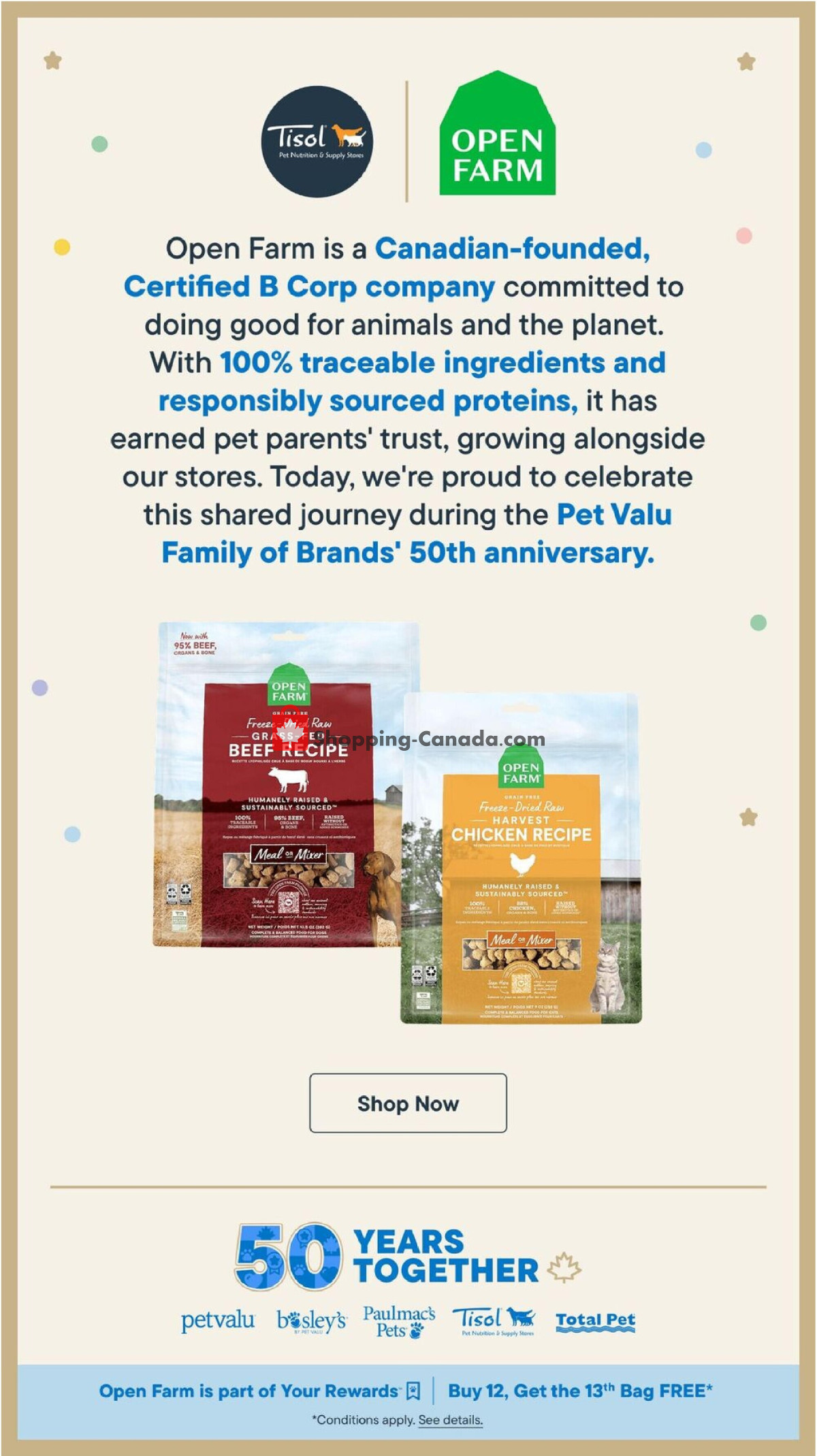 Tisol Pet Nutrition And Supply Stores flyer from Thursday October 1, 2026 to Wednesday October 14, 2026 - page 14