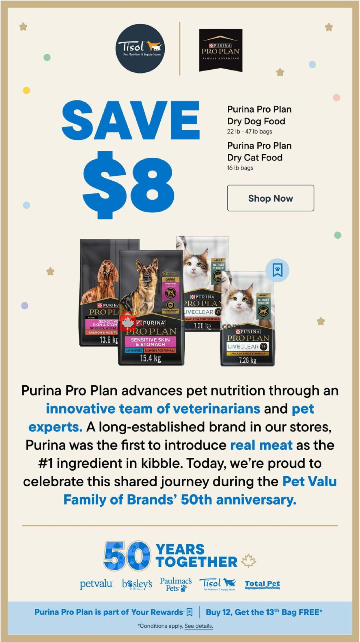Tisol Pet Nutrition And Supply Stores flyer from Thursday September 3, 2026 to Wednesday September 16, 2026 - page 11