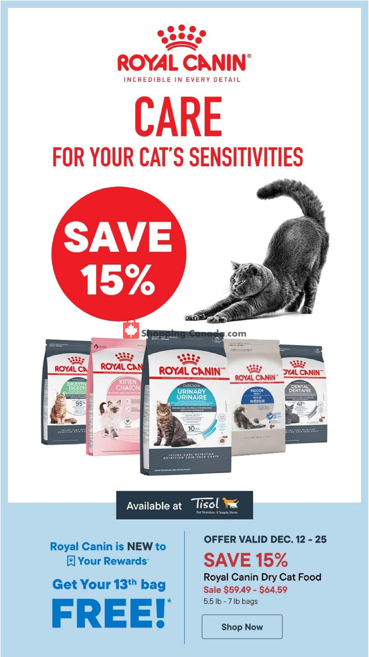 Tisol Pet Nutrition And Supply Stores flyer from Thursday December 12, 2024 to Wednesday December 18, 2024 - page 5