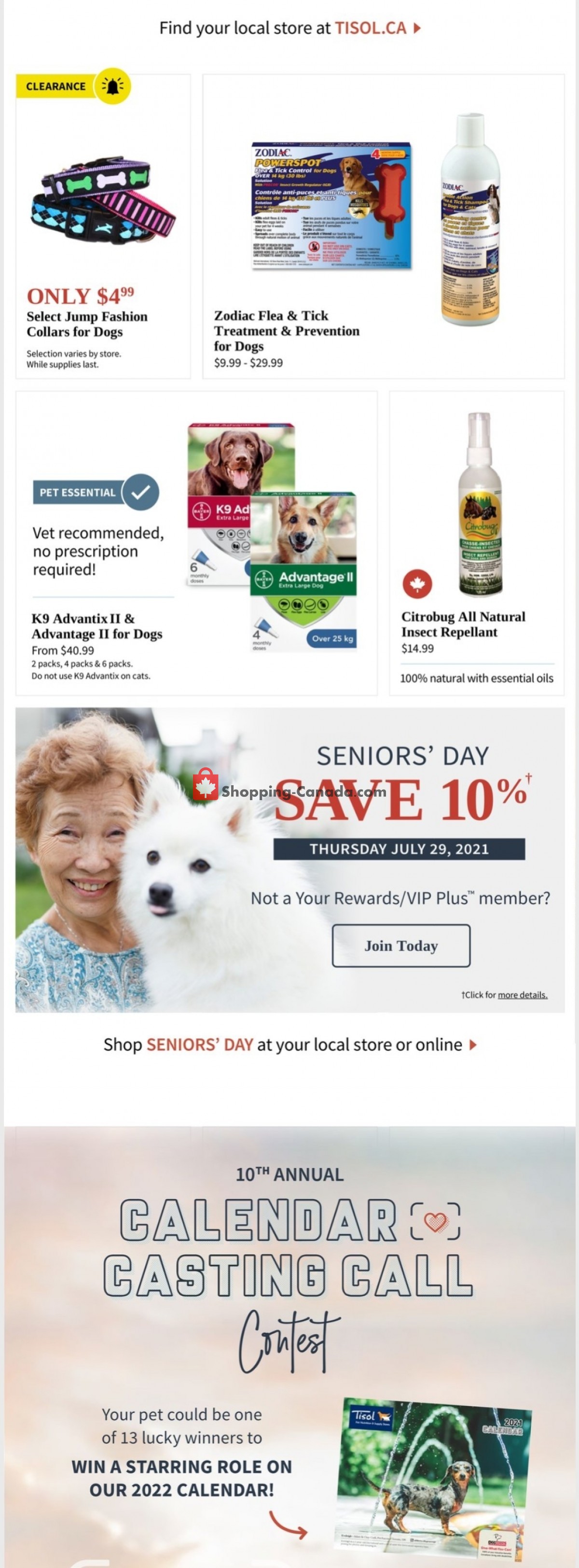 Tisol Pet Nutrition And Supply Stores flyer from Thursday July 15, 2021 to Wednesday July 28, 2021 - page 6