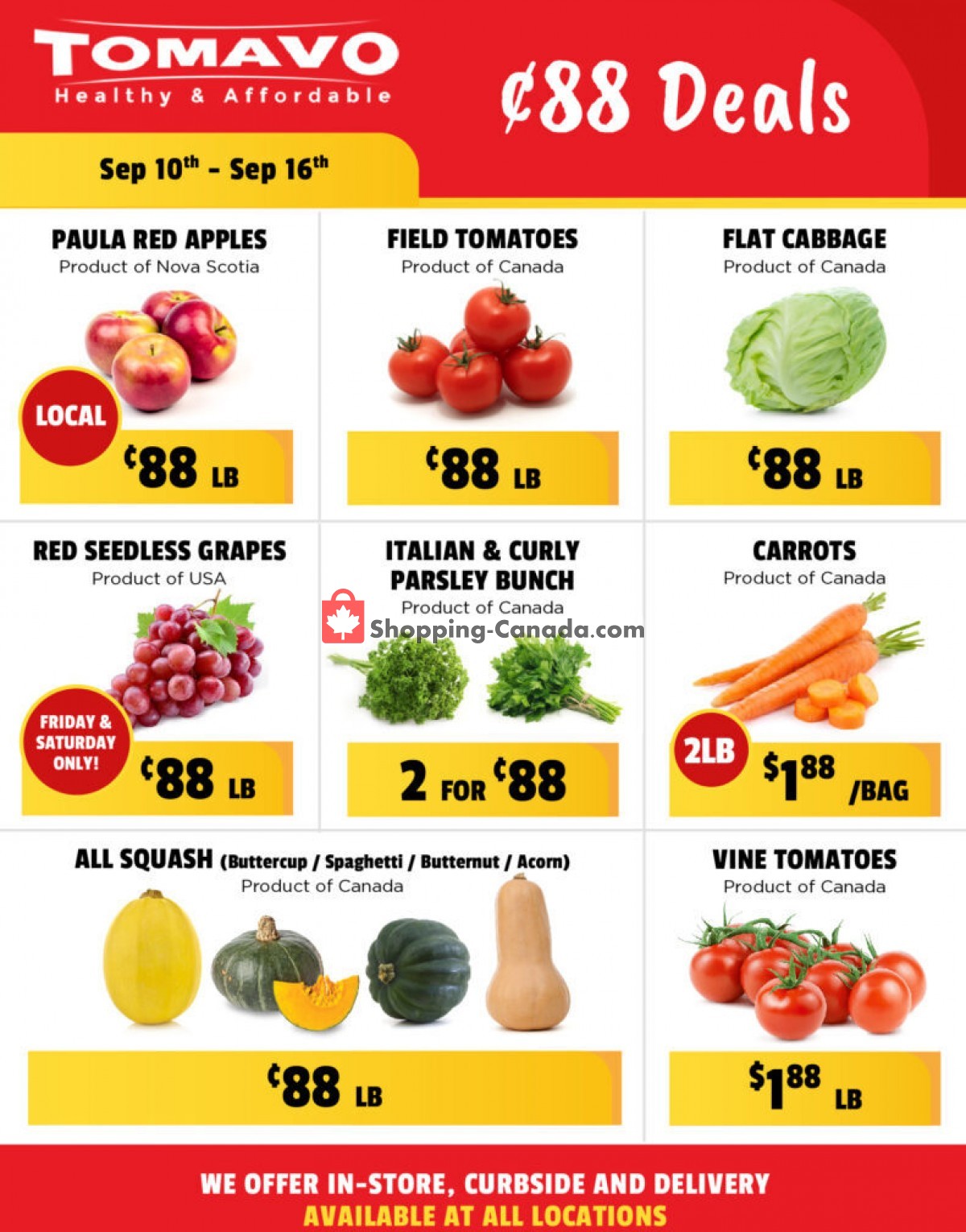 Tomavo flyer from Friday September 10, 2021 to Thursday September 16, 2021 - page 3