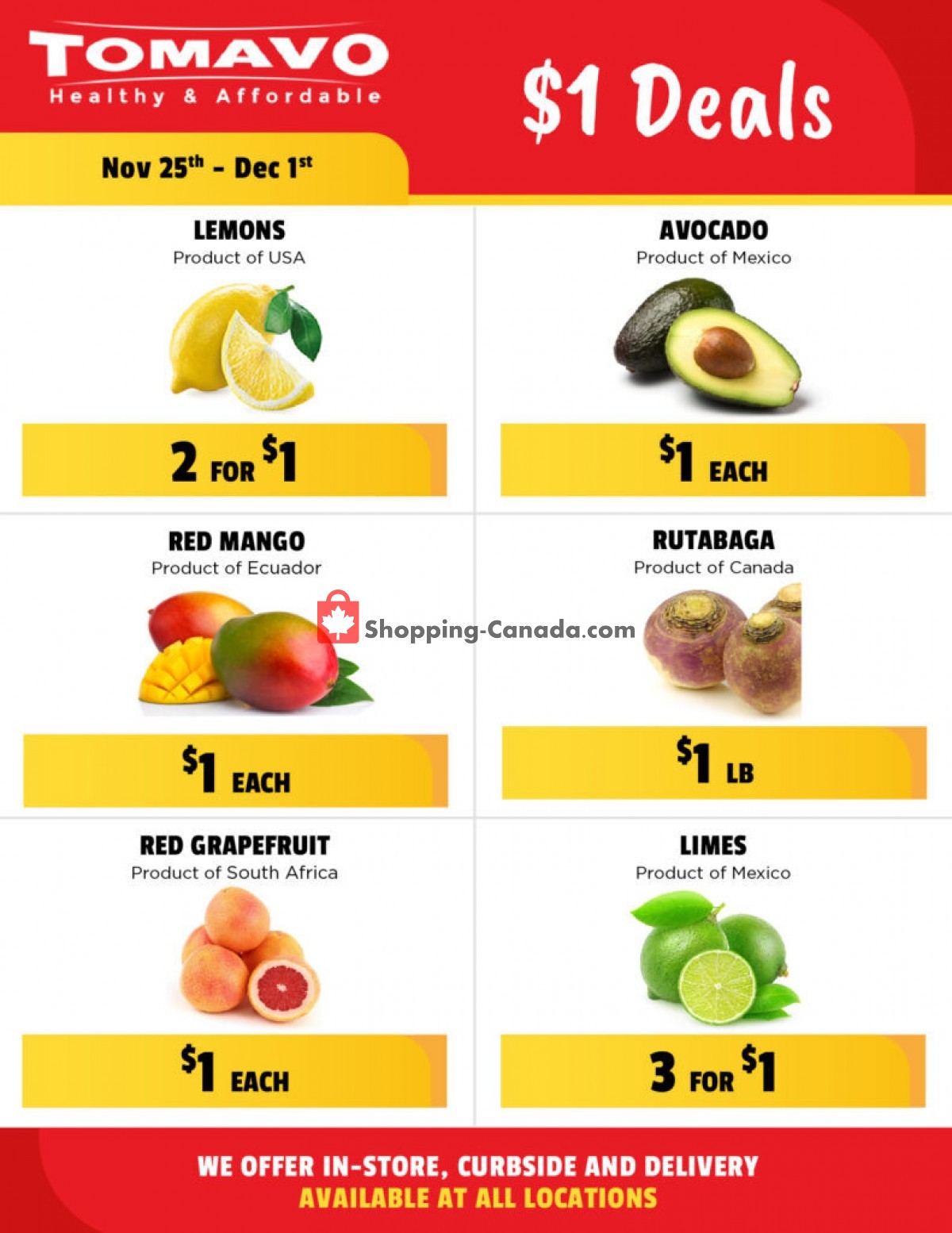 Tomavo flyer from Thursday November 25, 2021 to Wednesday December 1, 2021 - page 3