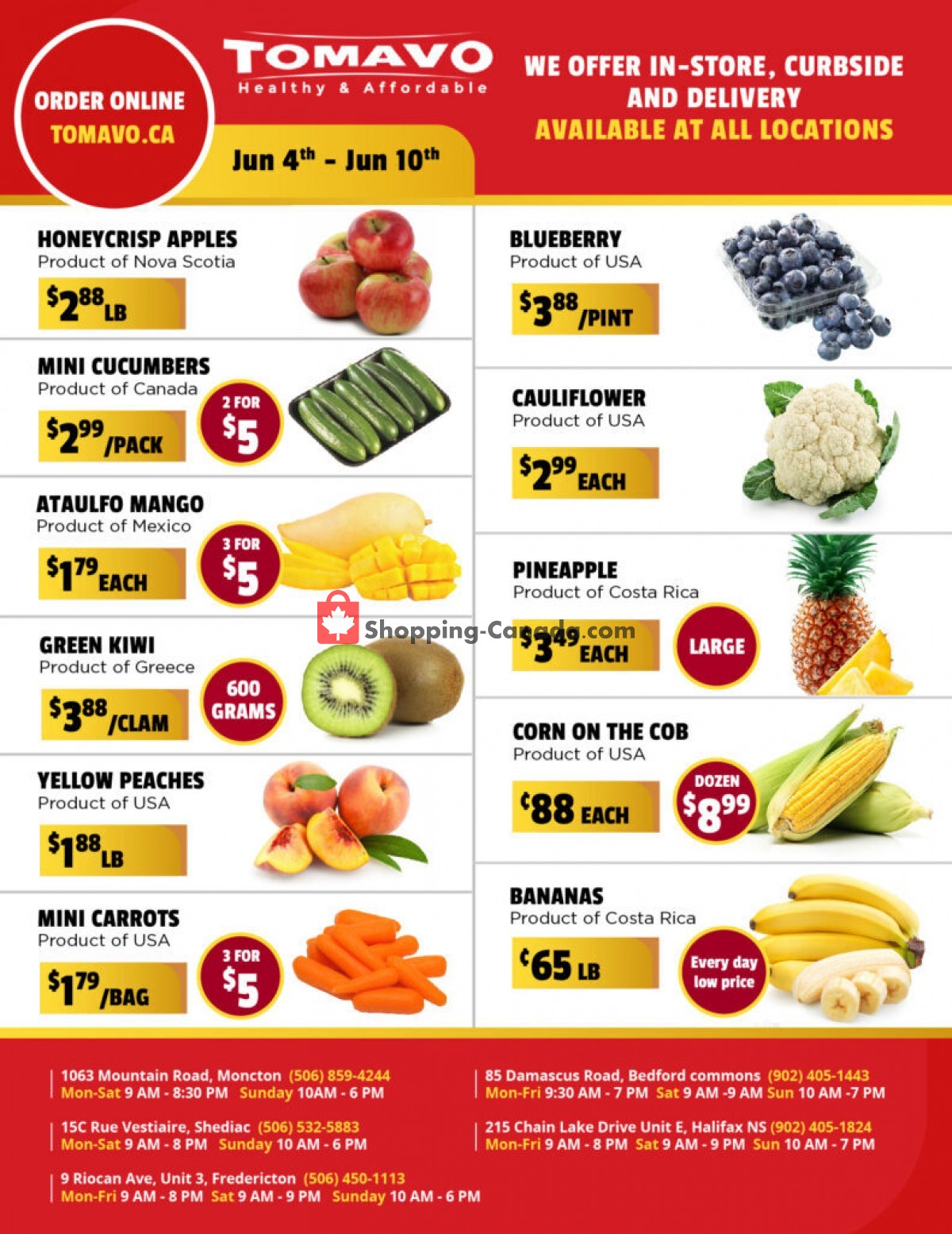 Tomavo flyer from Friday June 4, 2021 to Thursday June 10, 2021 - page 1