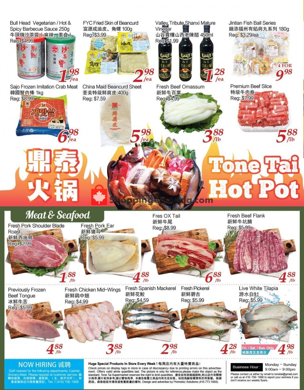 Tone Tai Supermarket flyer from Friday October 16, 2020 to Thursday October 22, 2020 - page 2