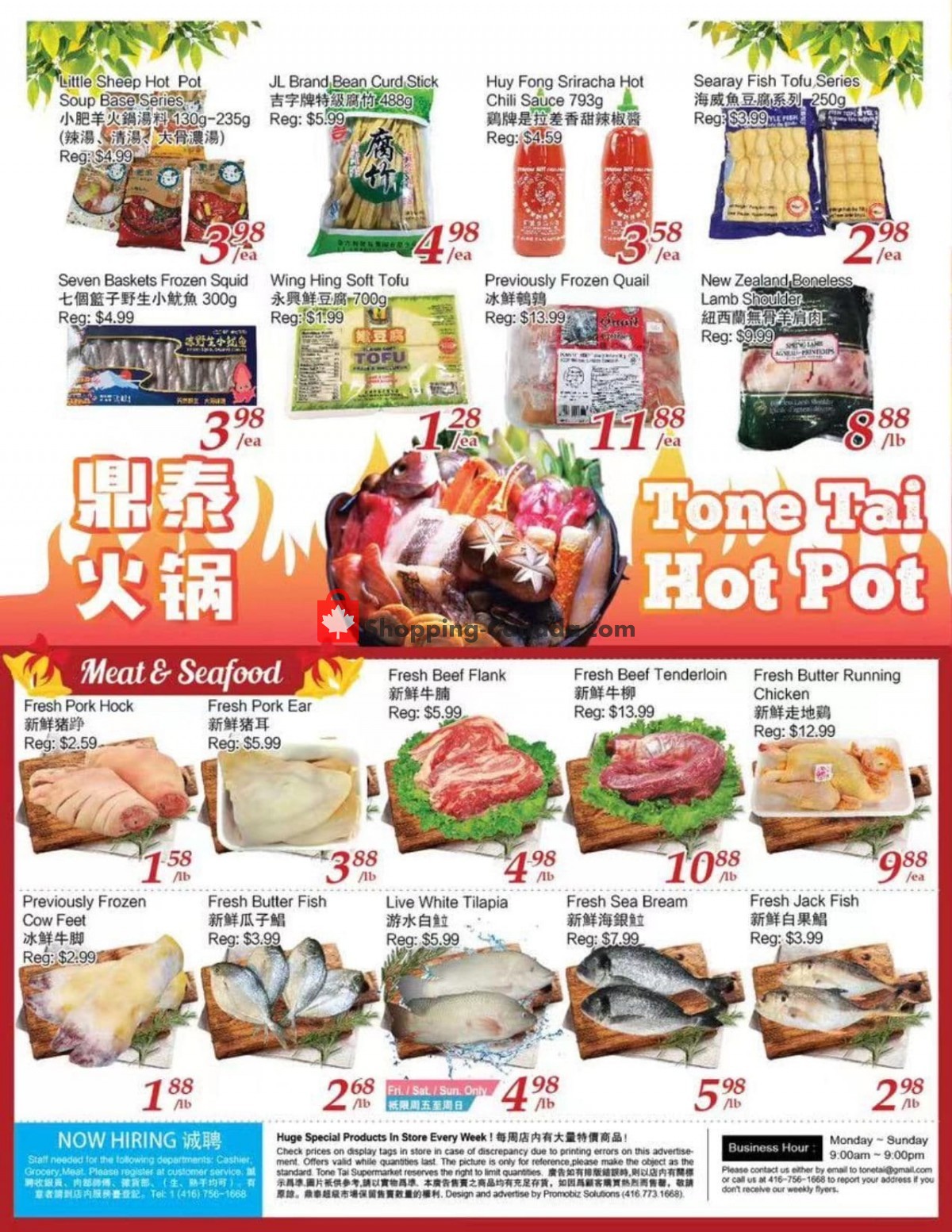 Tone Tai Supermarket flyer from Friday October 8, 2021 to Thursday October 14, 2021 - page 2