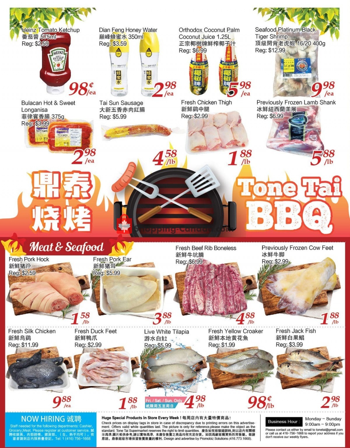 Tone Tai Supermarket flyer from Friday September 10, 2021 to Thursday September 16, 2021 - page 4