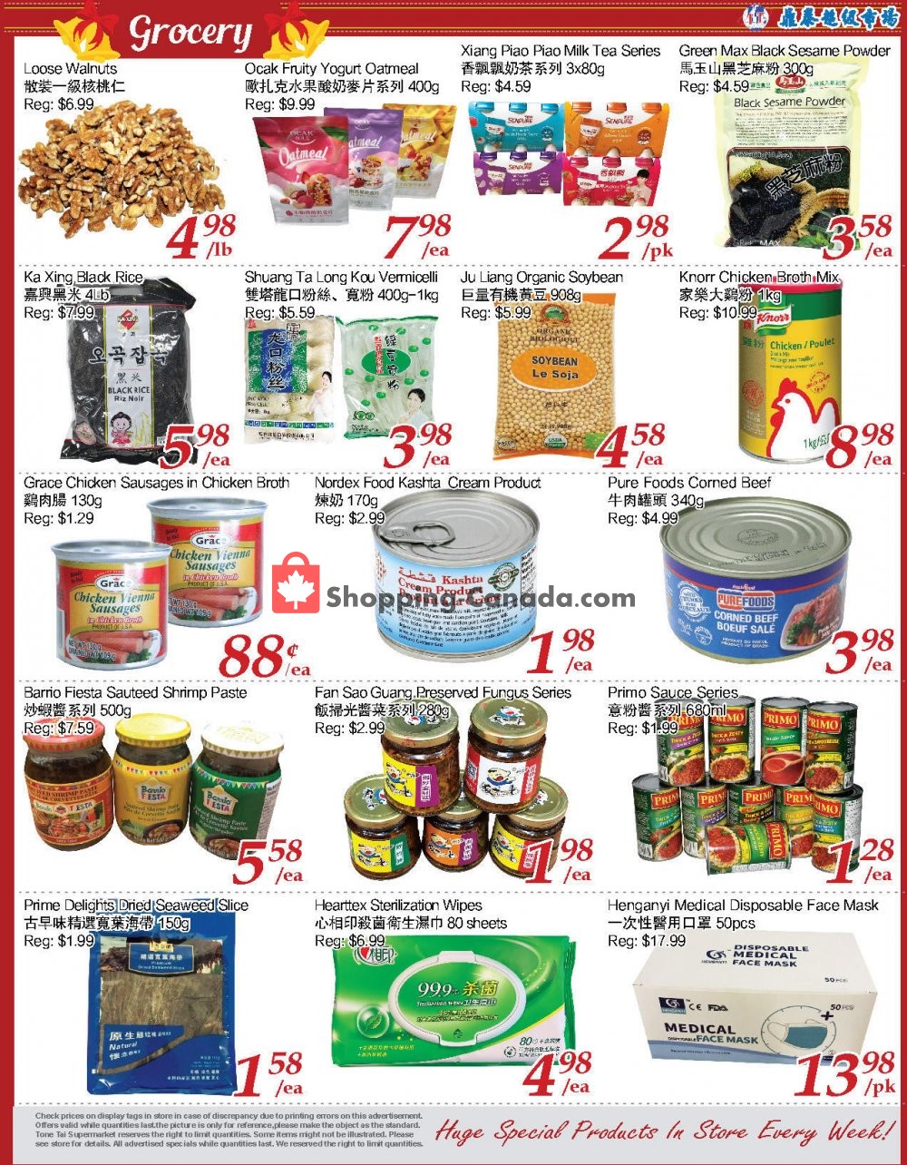 Tone Tai Supermarket flyer from Friday January 22, 2021 to Thursday January 28, 2021 - page 3