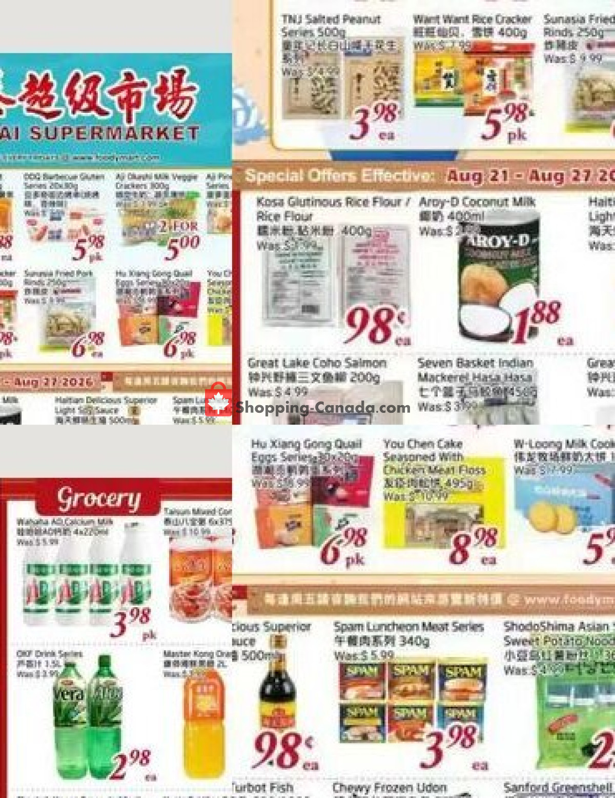 Tone Tai Supermarket flyer from Friday August 21, 2026 to Thursday August 27, 2026 - page 2
