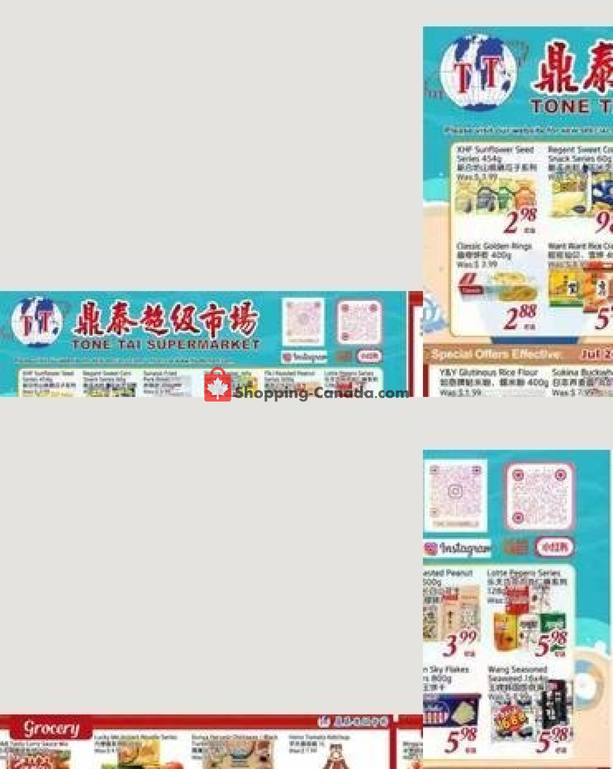 Tone Tai Supermarket flyer from Friday July 24, 2026 to Thursday July 30, 2026 - page 1