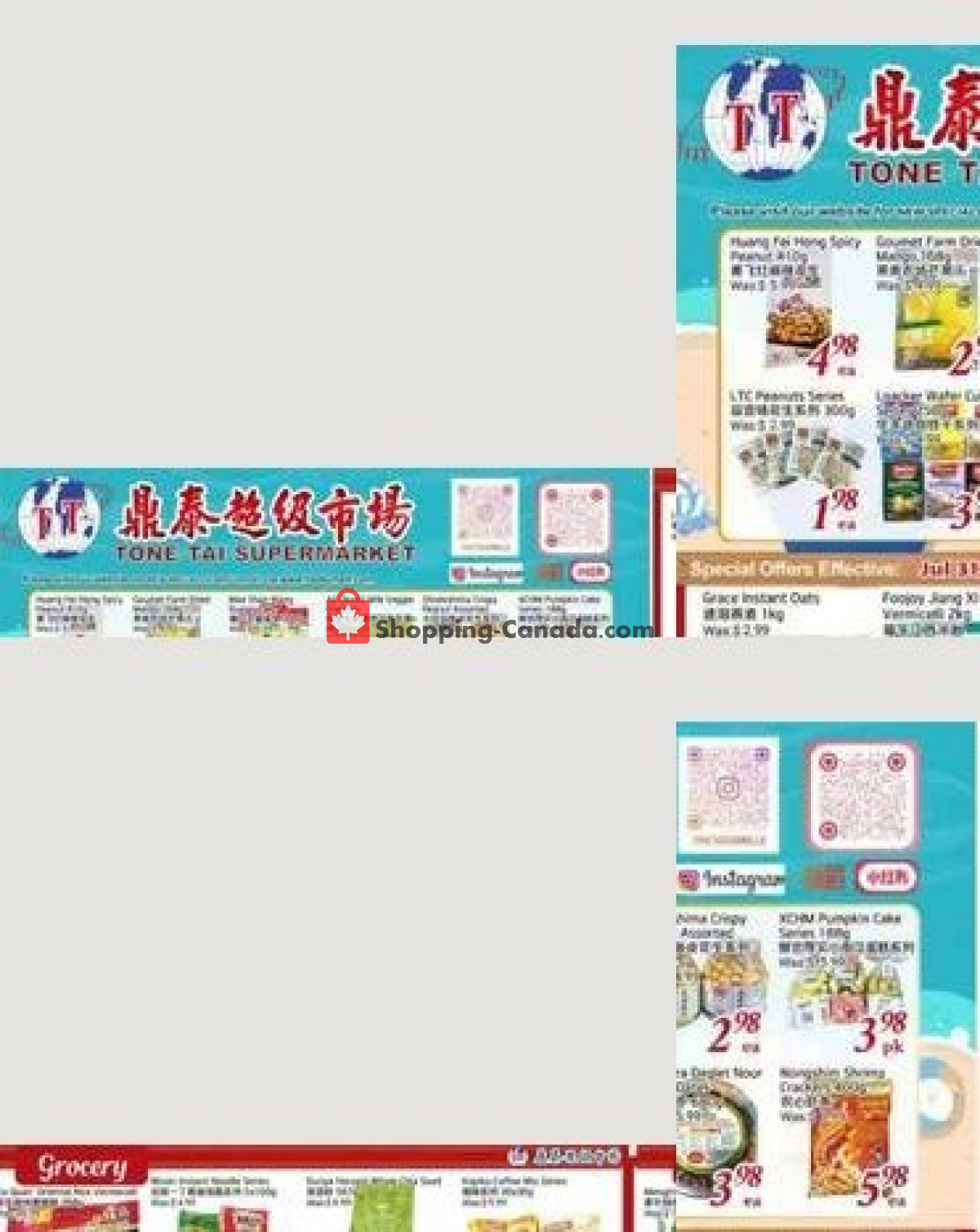 Tone Tai Supermarket flyer from Friday July 31, 2026 to Thursday August 6, 2026 - page 1