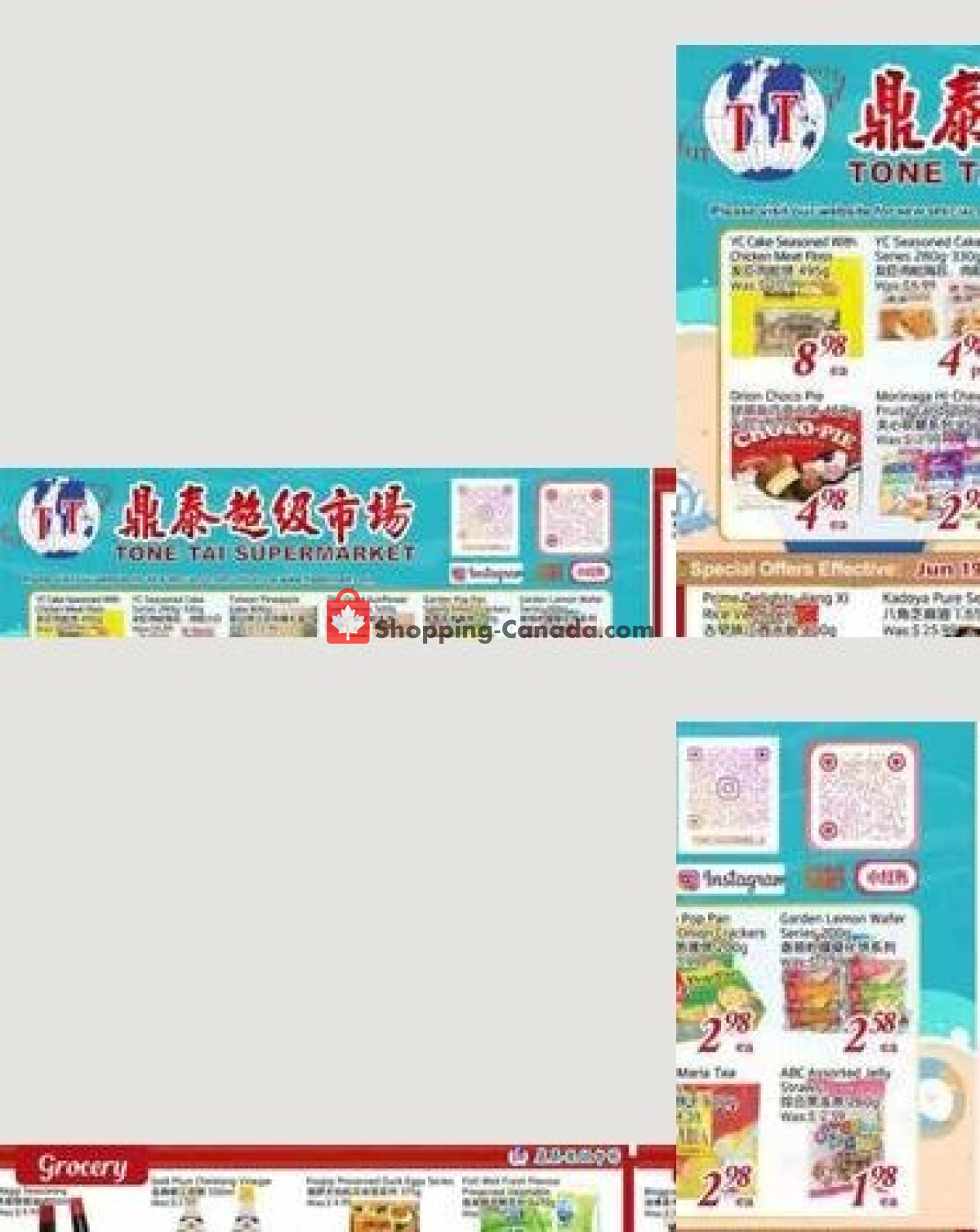 Tone Tai Supermarket flyer from Friday June 19, 2026 to Thursday June 25, 2026 - page 1