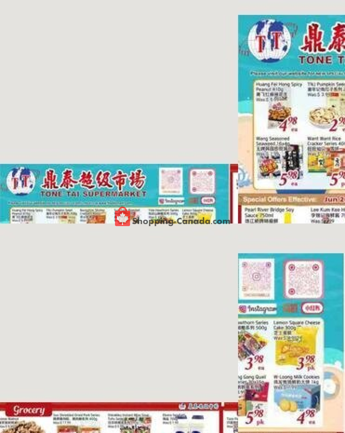 Tone Tai Supermarket flyer from Friday June 26, 2026 to Thursday July 2, 2026 - page 1