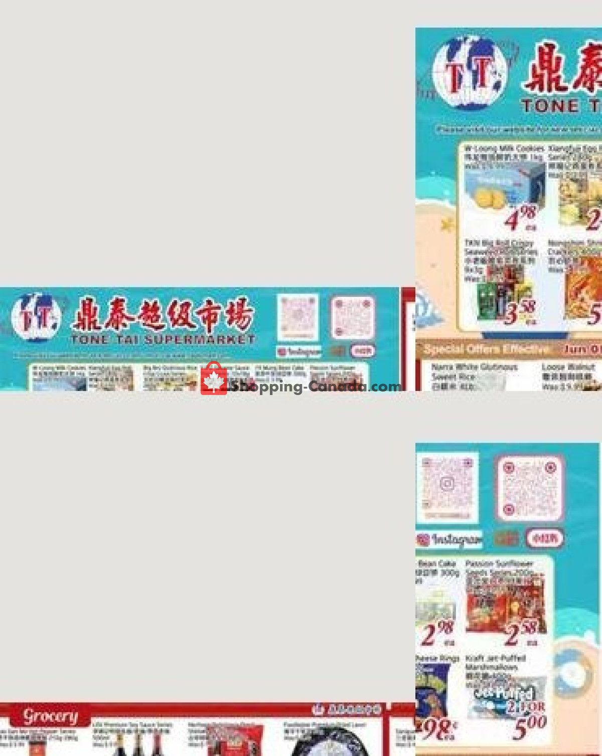 Tone Tai Supermarket flyer from Friday June 5, 2026 to Thursday June 11, 2026 - page 1