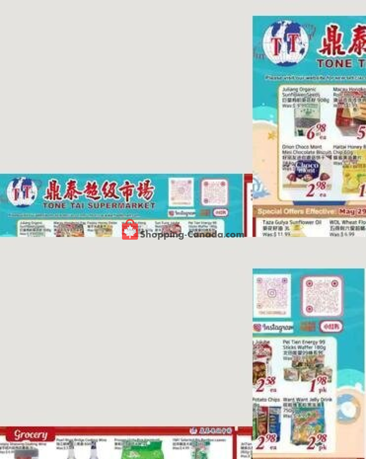 Tone Tai Supermarket flyer from Friday May 29, 2026 to Thursday June 4, 2026 - page 1