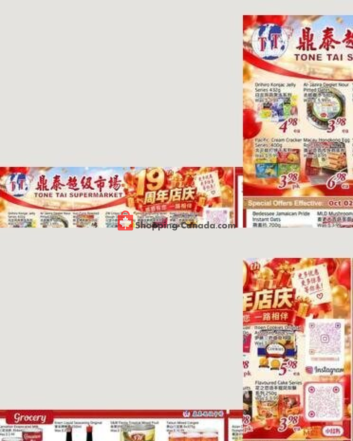 Tone Tai Supermarket flyer from Friday October 2, 2026 to Thursday October 8, 2026 - page 1