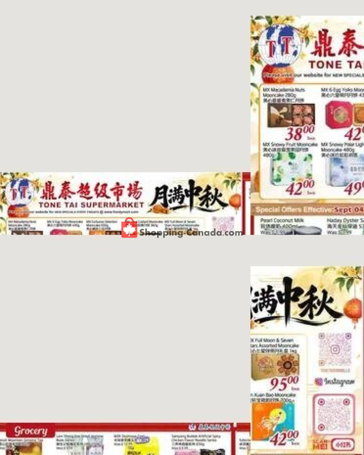 Tone Tai Supermarket flyer from Friday September 4, 2026 to Thursday September 10, 2026 - page 1