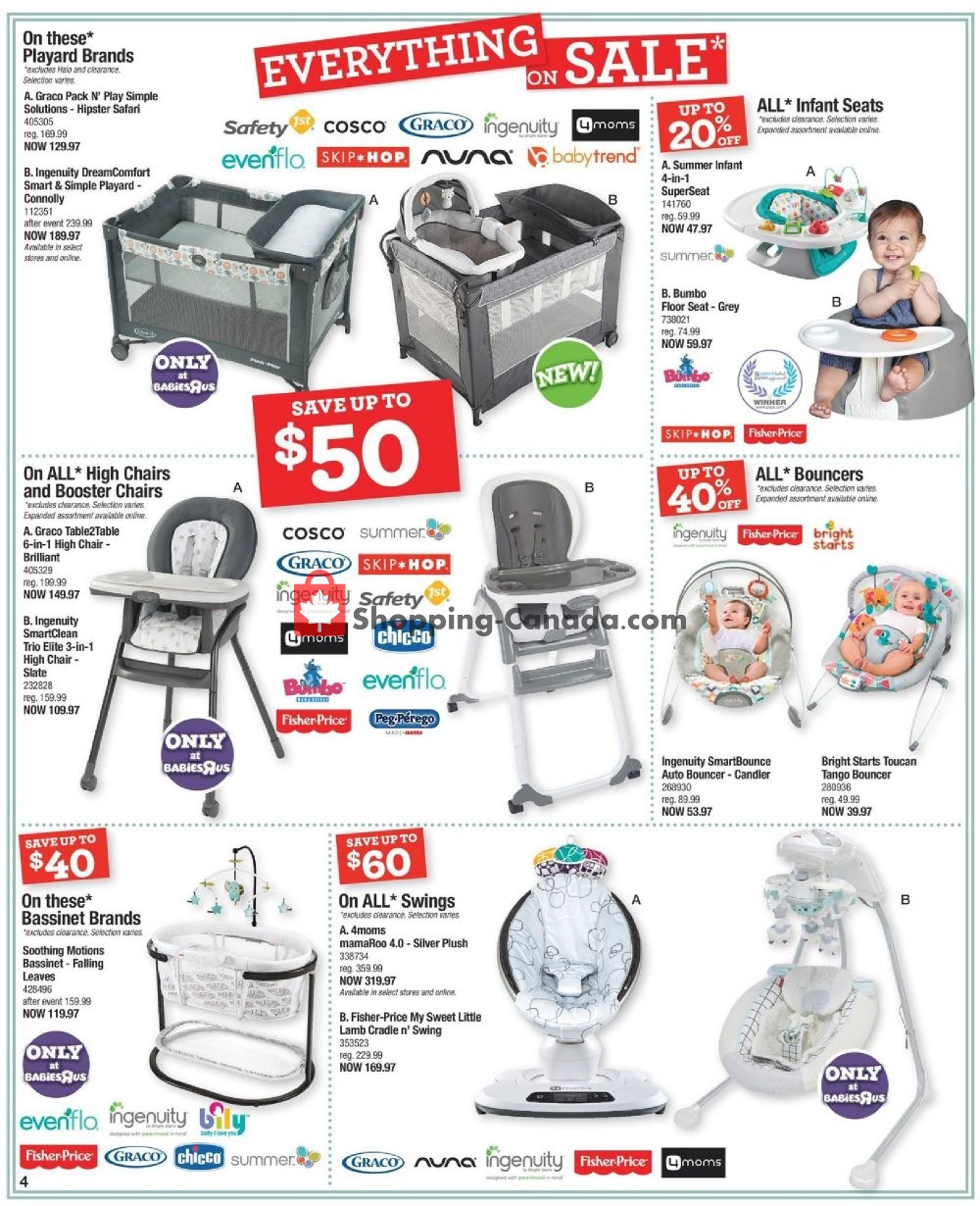 Toys R Us / Babies R Us flyer from Thursday September 5, 2019 to Wednesday September 18, 2019 - page 4